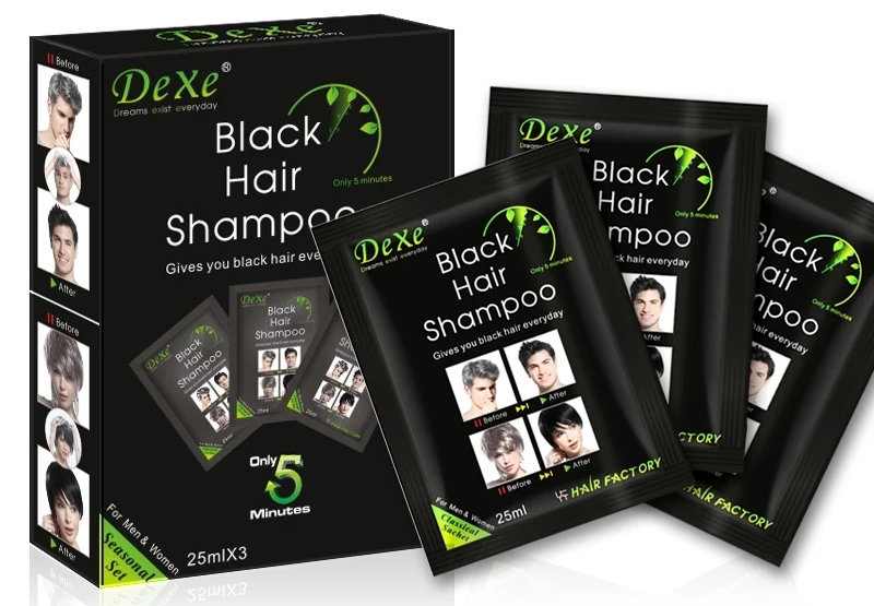 DEXE%20Black%20Hair%20Beyaz%20Kapatıcı%20Şampuan%20Siyah%20Renk%2025%20ml%20-%2010’lu